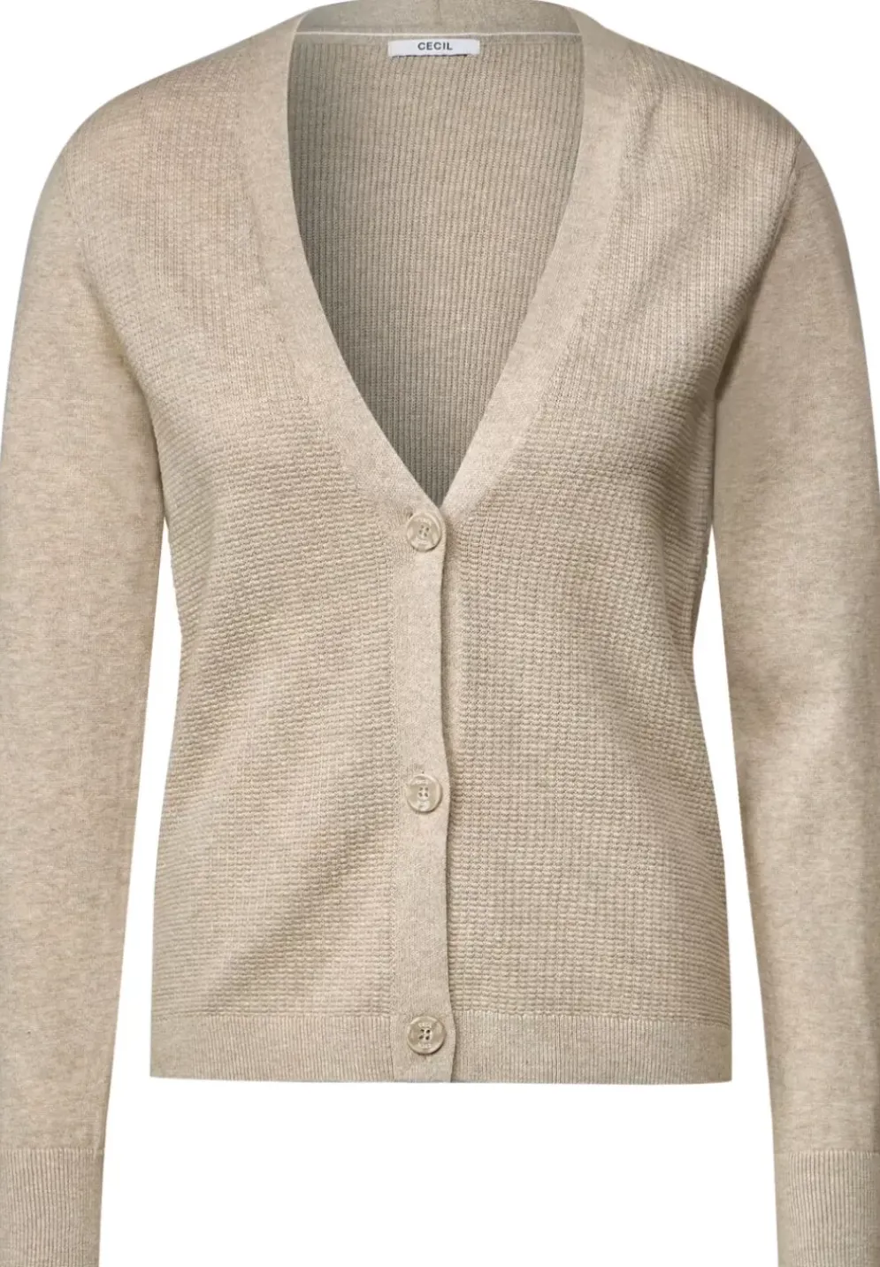 Cardigan Mit Struktur