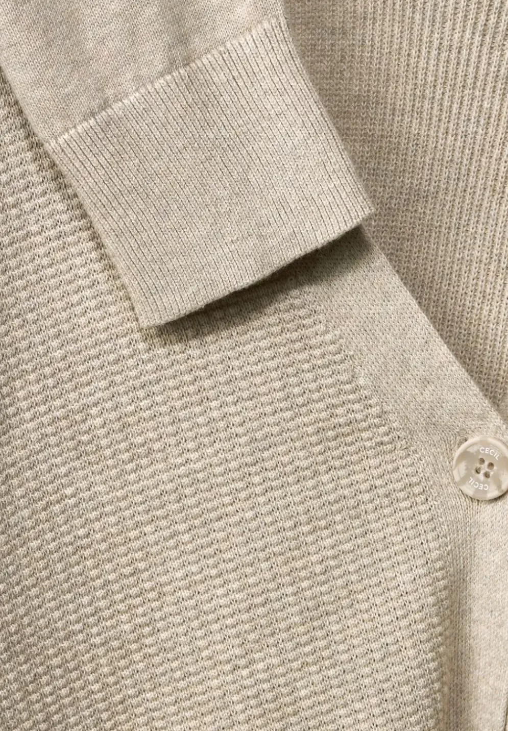 Cardigan Mit Struktur