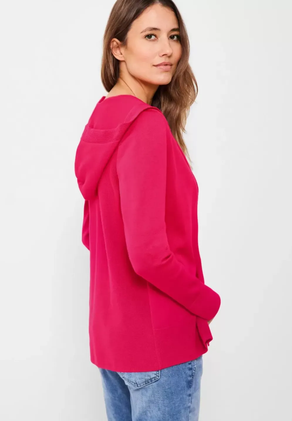 Cardigan Mit Strukturmix