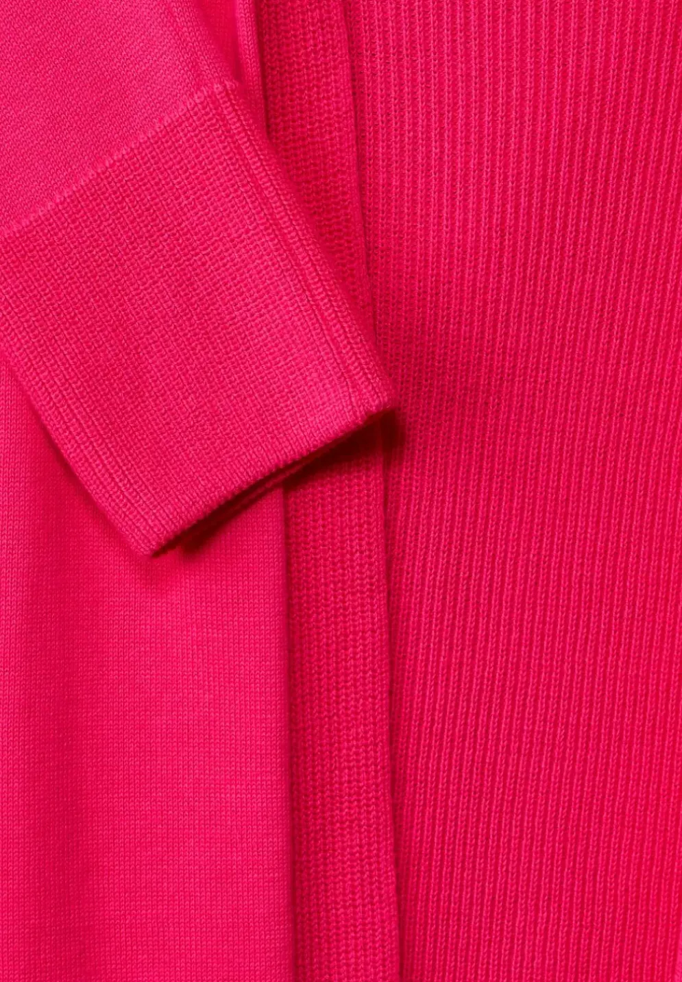 Cardigan Mit Strukturmix