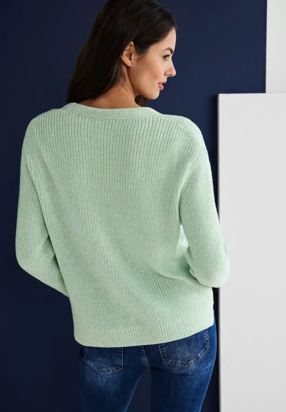 Cardigan Mit V-Ausschnitt