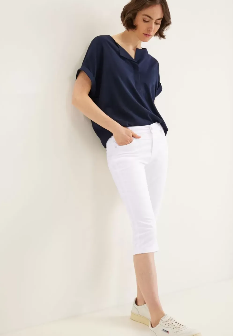 Casual Fit Caprihose