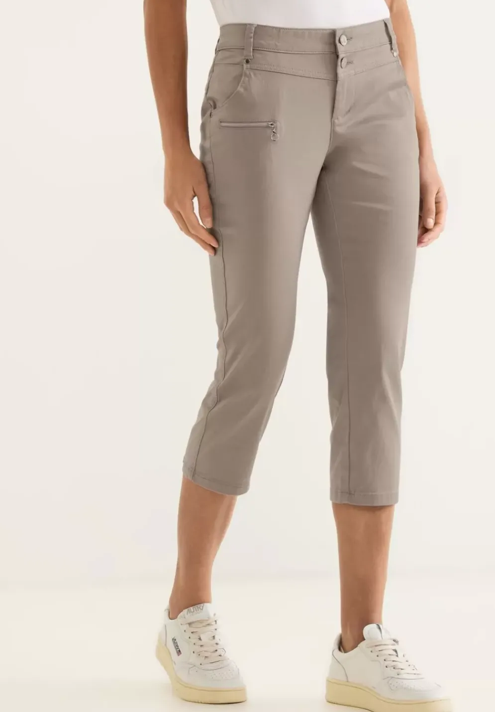 Casual Fit Hose In 3/4 Lange