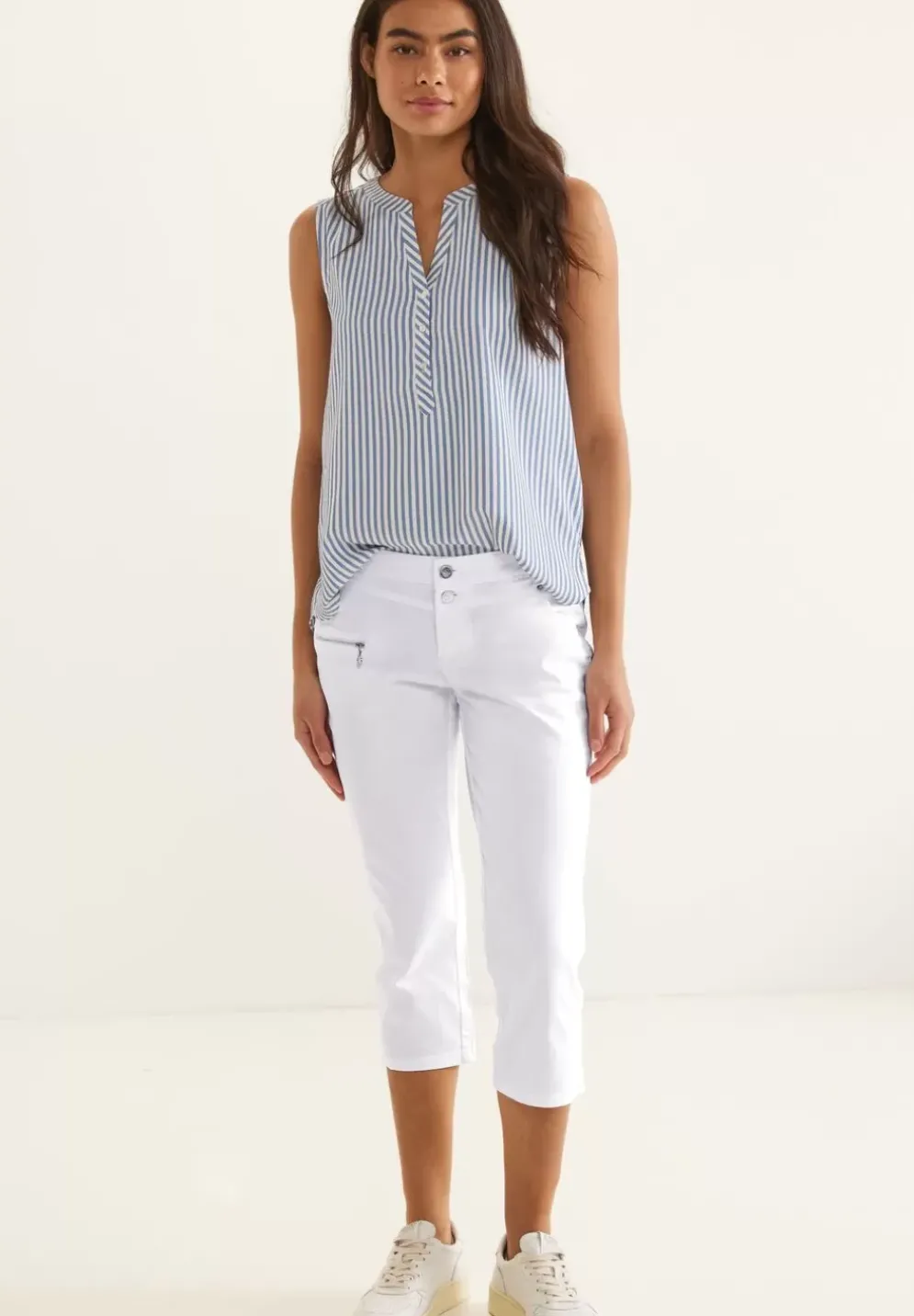 Casual Fit Hose In 3/4 Lange