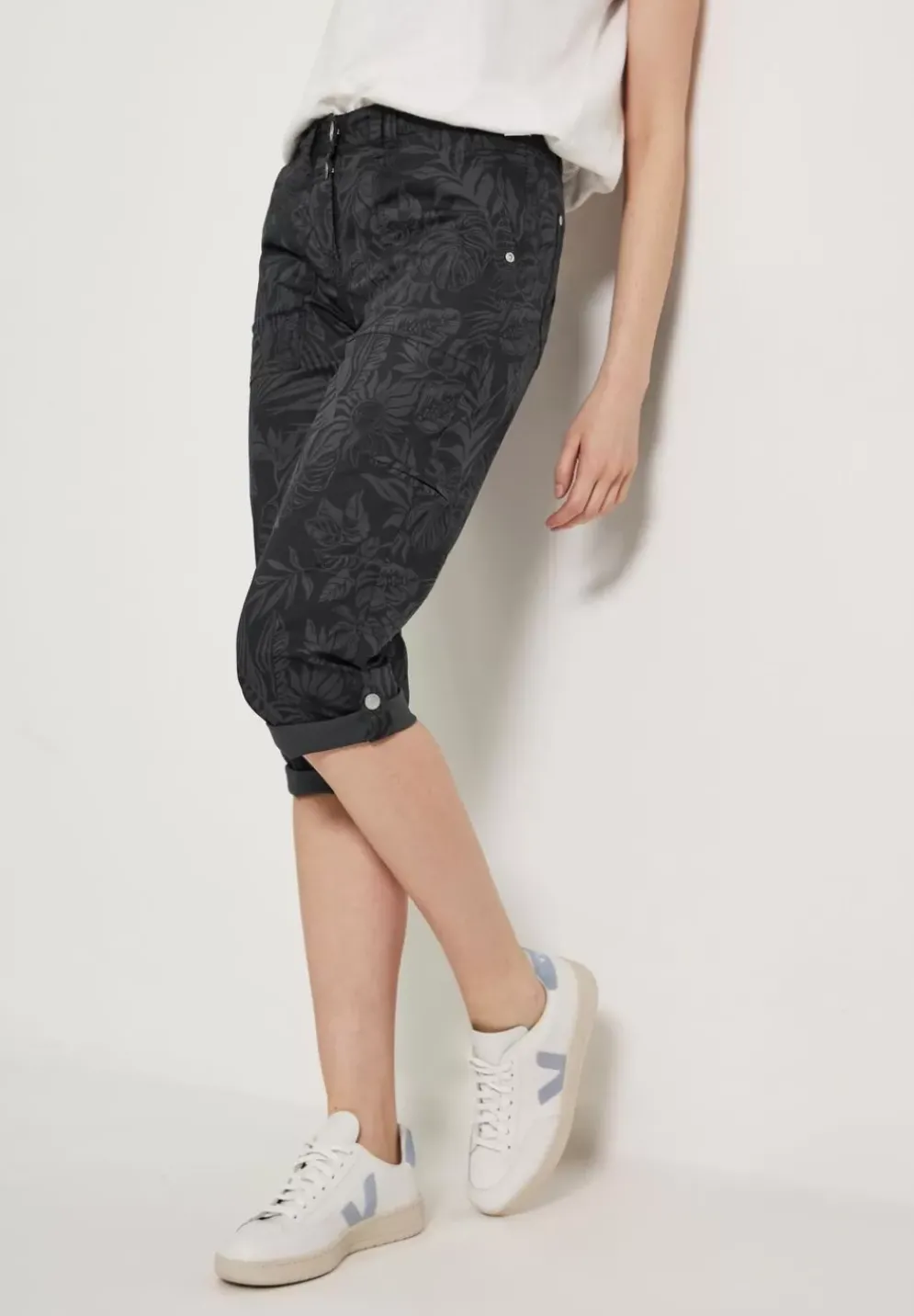 Casual Fit Hose Mit Print