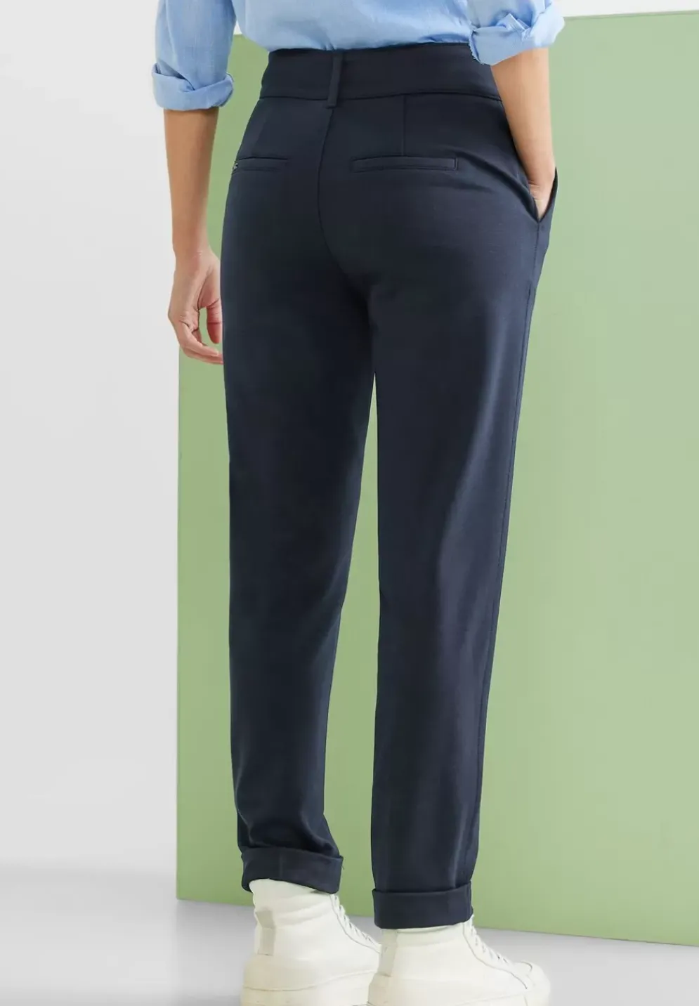 Casual Fit Hose Mit Stretch