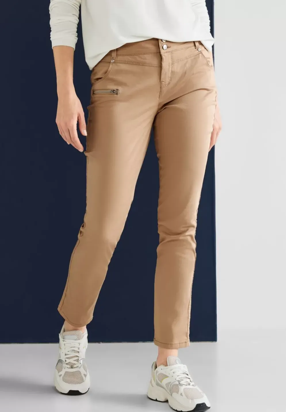 Casual Fit Hose Mit Zipper