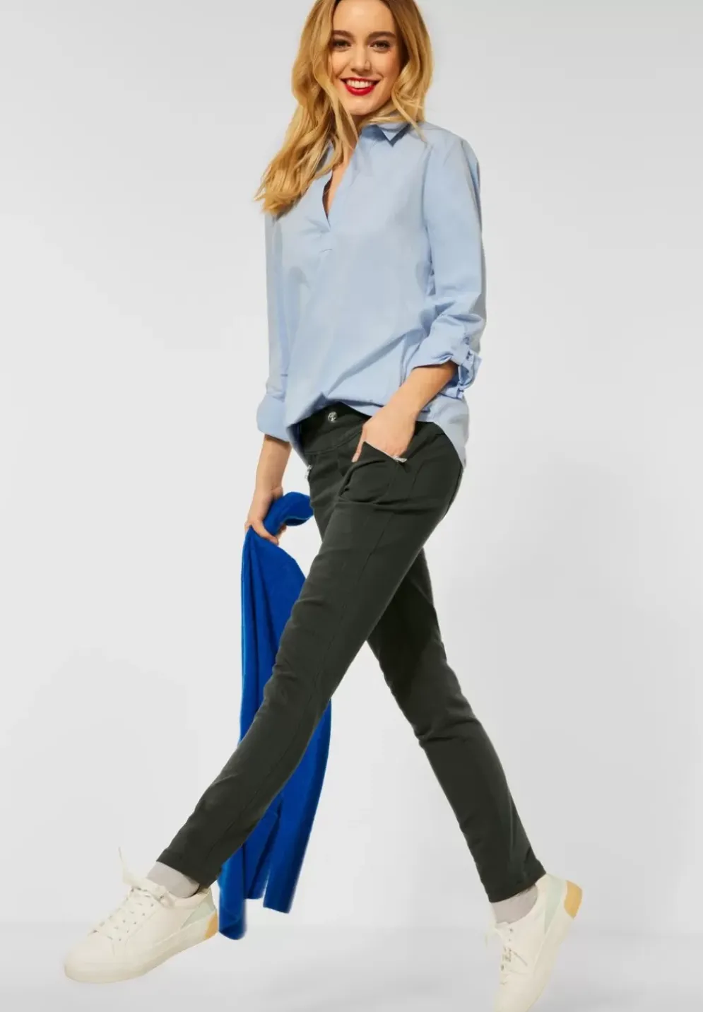 Casual Fit Hose Mit Zipper