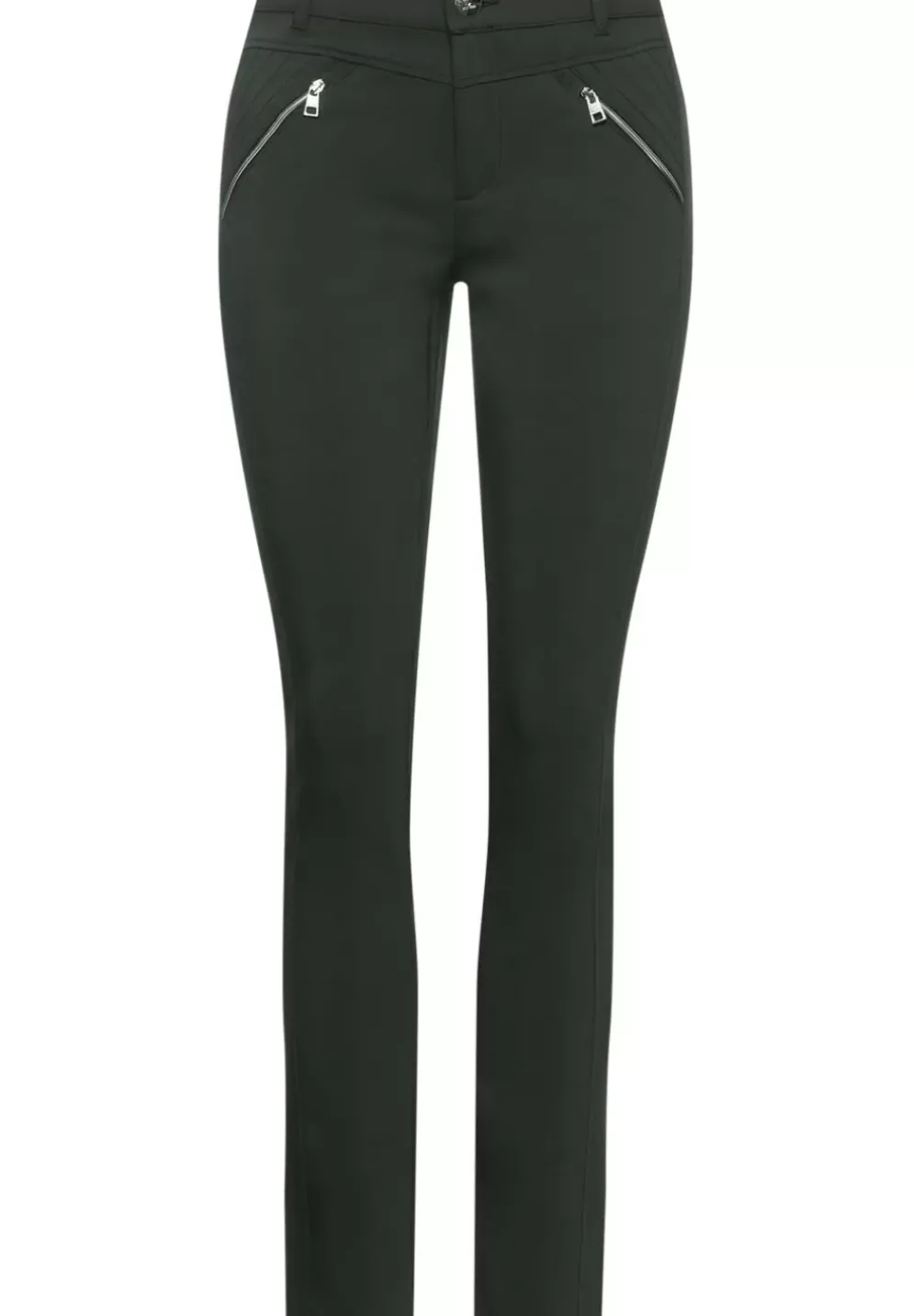 Casual Fit Hose Mit Zipper