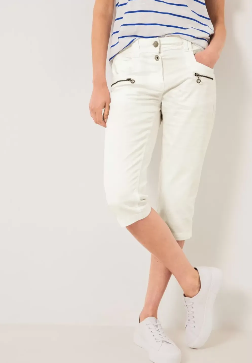 Casual Fit Hose Mit Zippern
