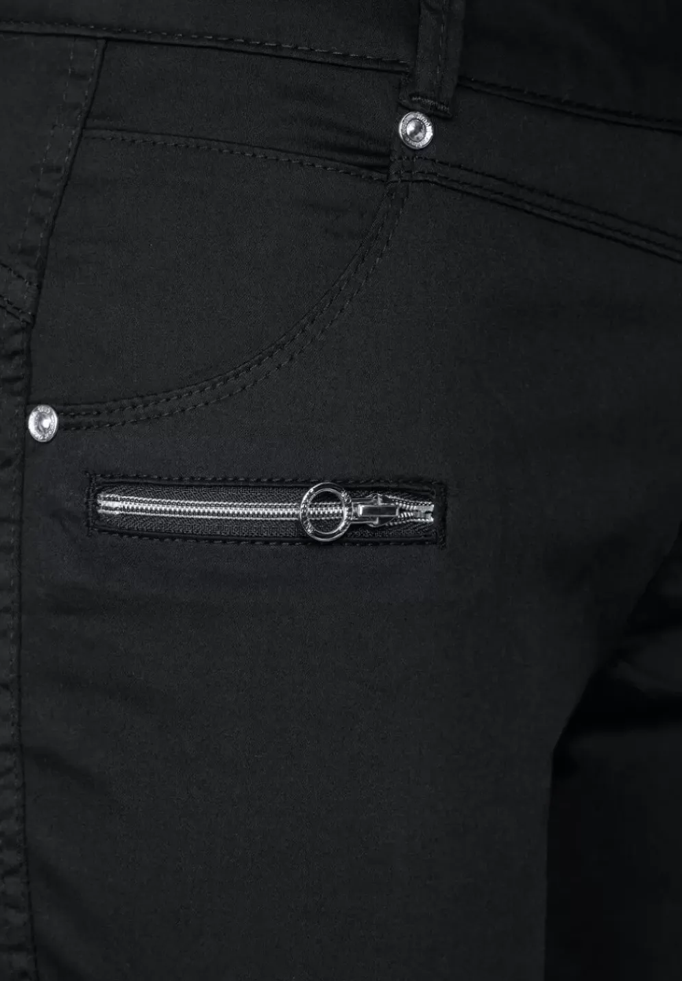 Casual Fit Hose Mit Zipper