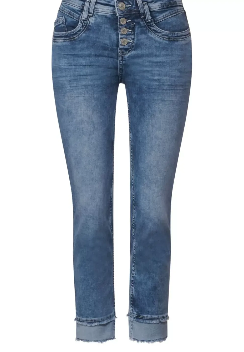 Casual Fit Jeans In 7/8