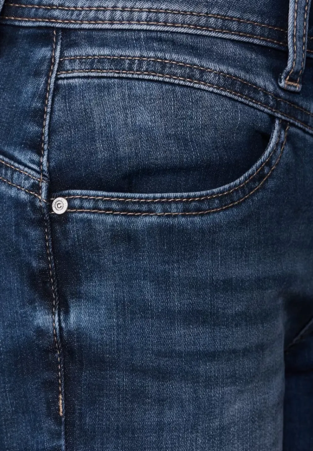 Casual Fit Jeansbermuda