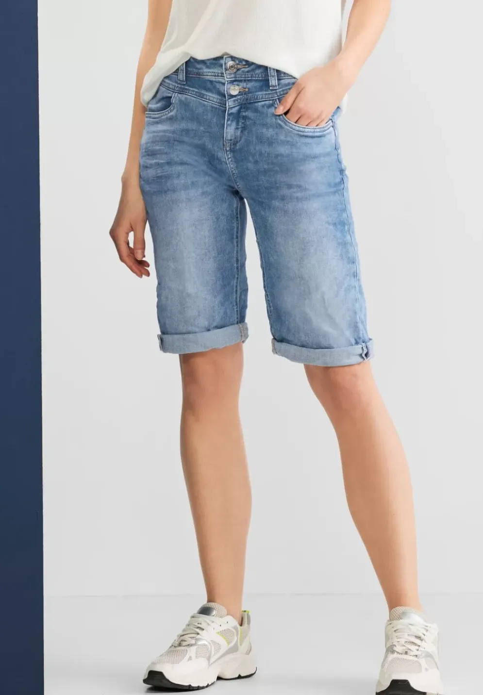 Casual Fit Jeansbermuda
