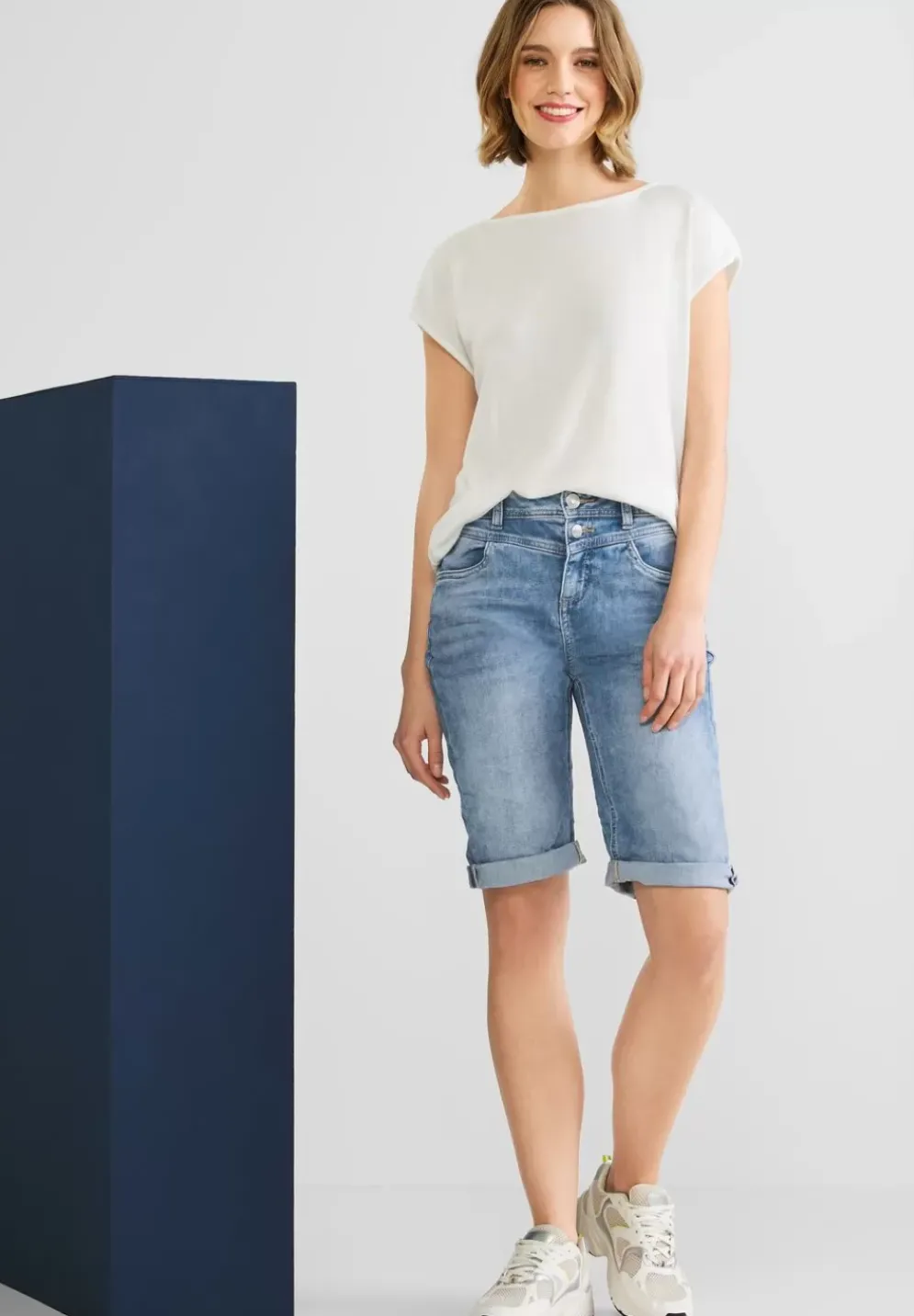 Casual Fit Jeansbermuda