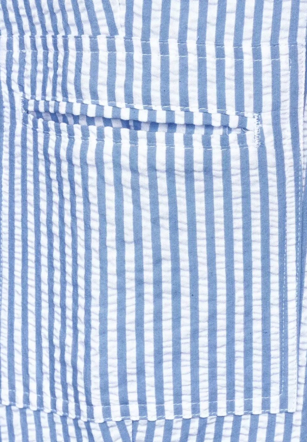 Casual Fit Seersucker Hose