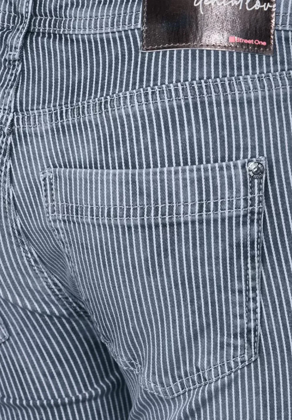 Casual Fit Streifenhose