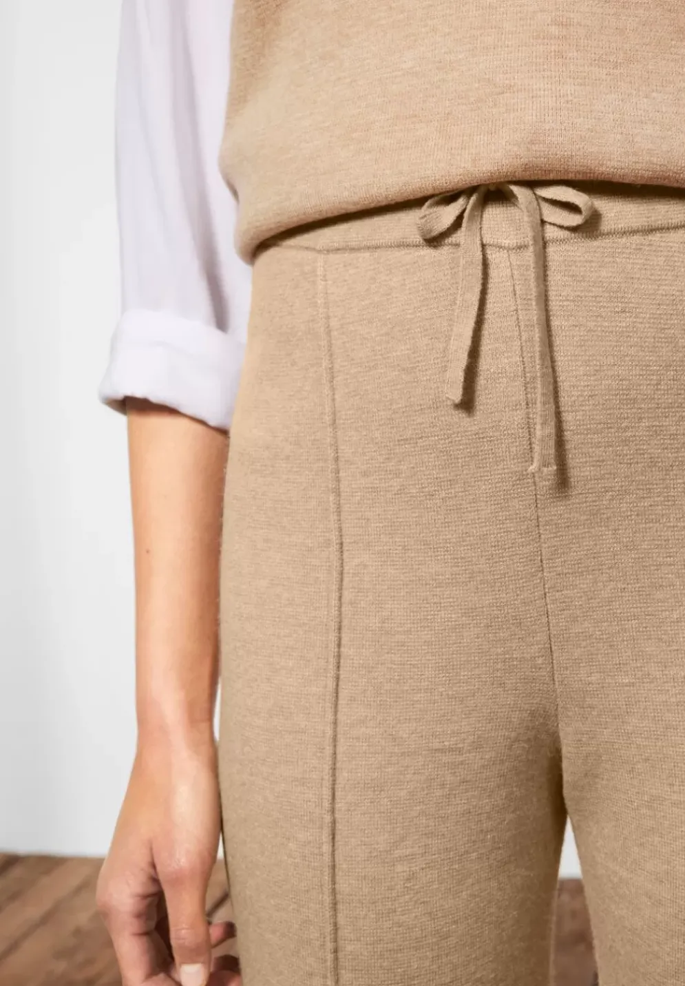 Casual Fit Strickhose