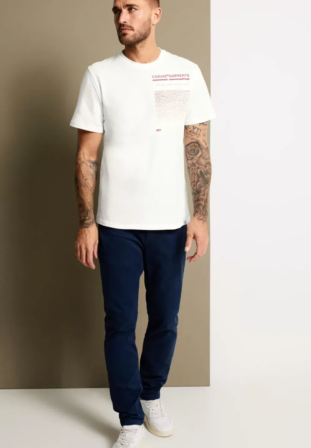 Casual T-Shirt Mit Print