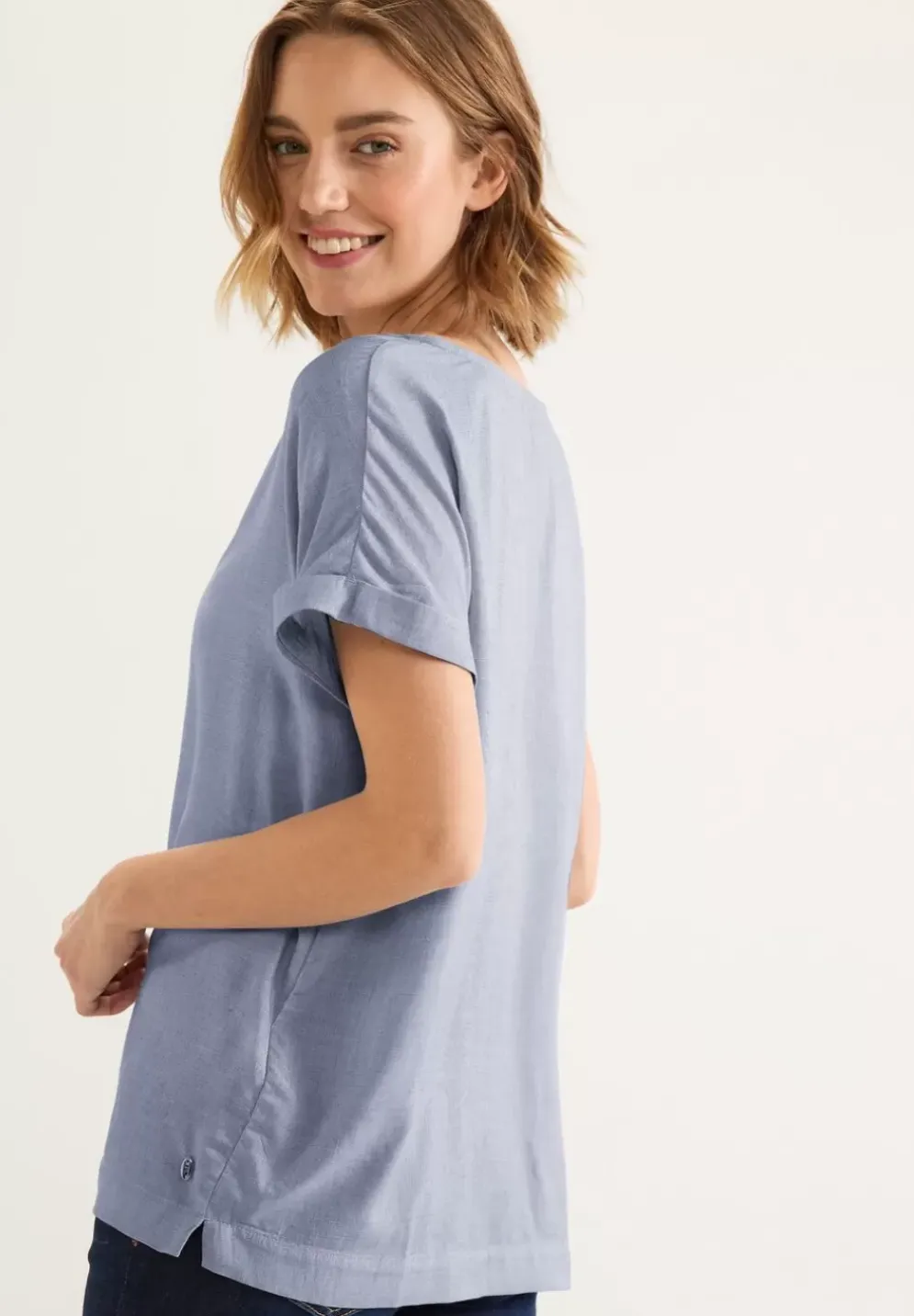 Chambray Bluse