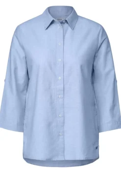 Chambray Longbluse