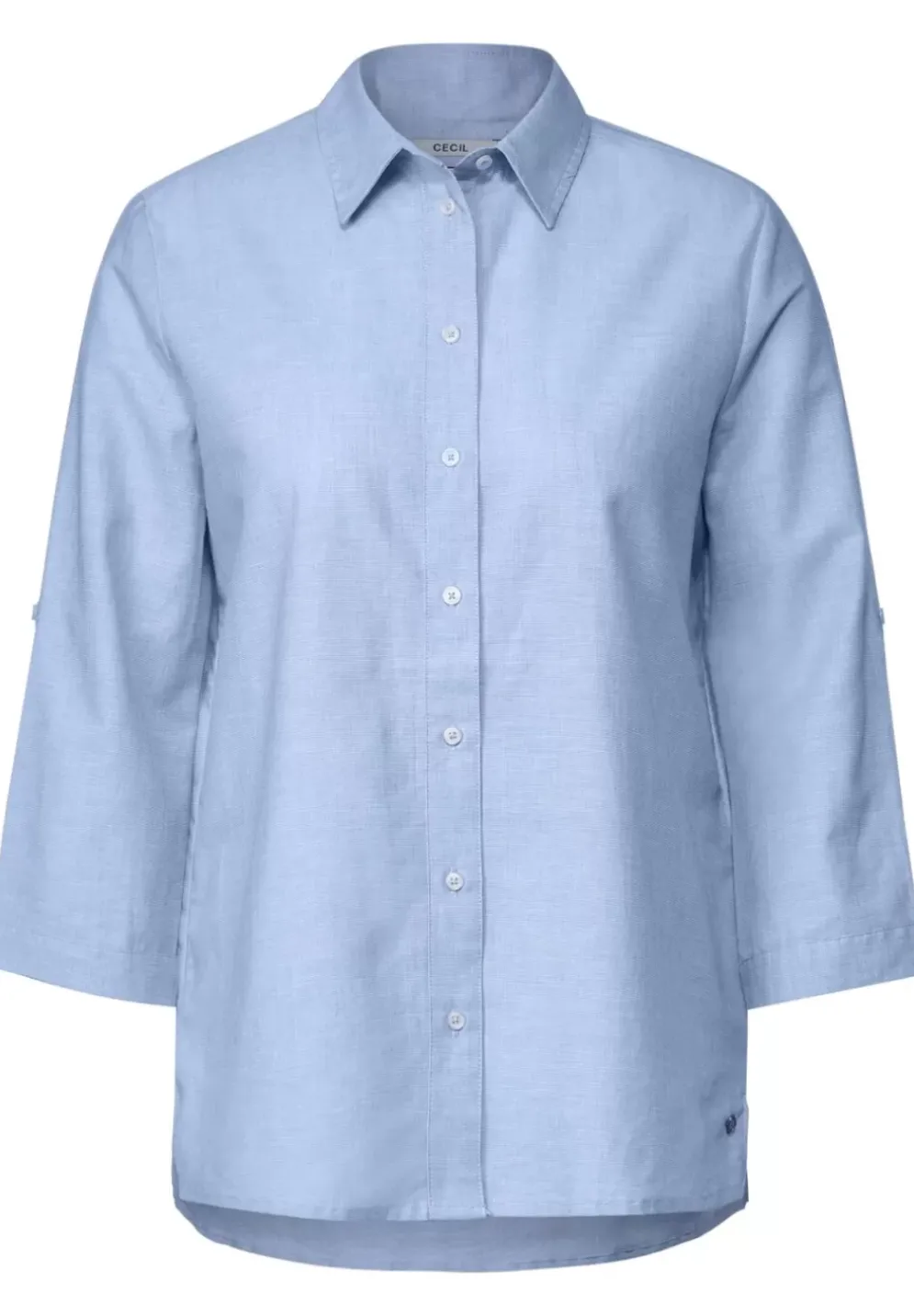 Chambray Longbluse
