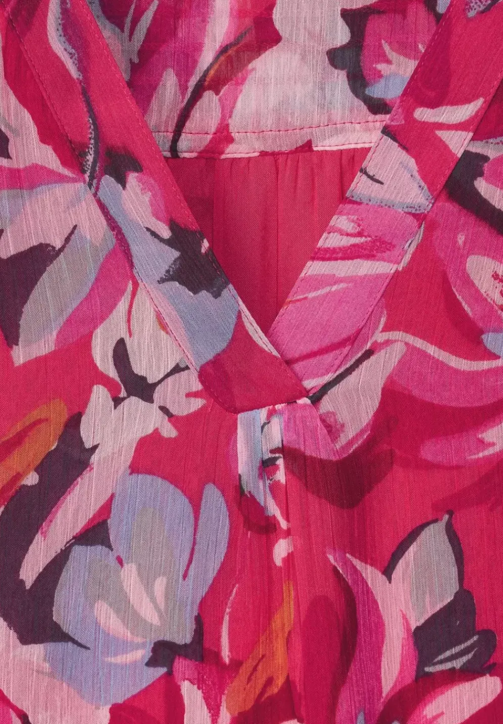 Chiffon Bluse Mit Ruschen