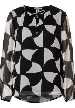 Chiffon Printbluse