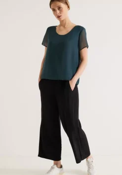 Chiffonbluse Mit Cut Outs