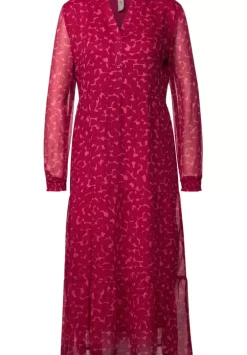 Chiffonkleid Im Tunikastyle