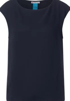 Chiffonshirt Im Materialmix