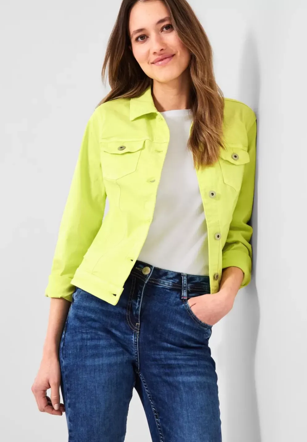 Color Jeansjacke