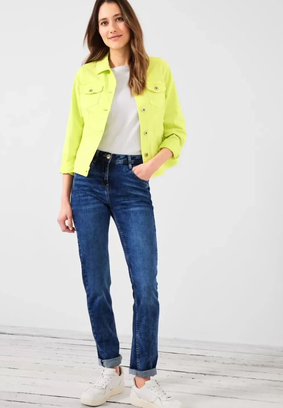 Color Jeansjacke