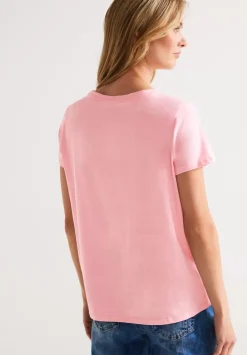 Colorblock Partprint Shirt