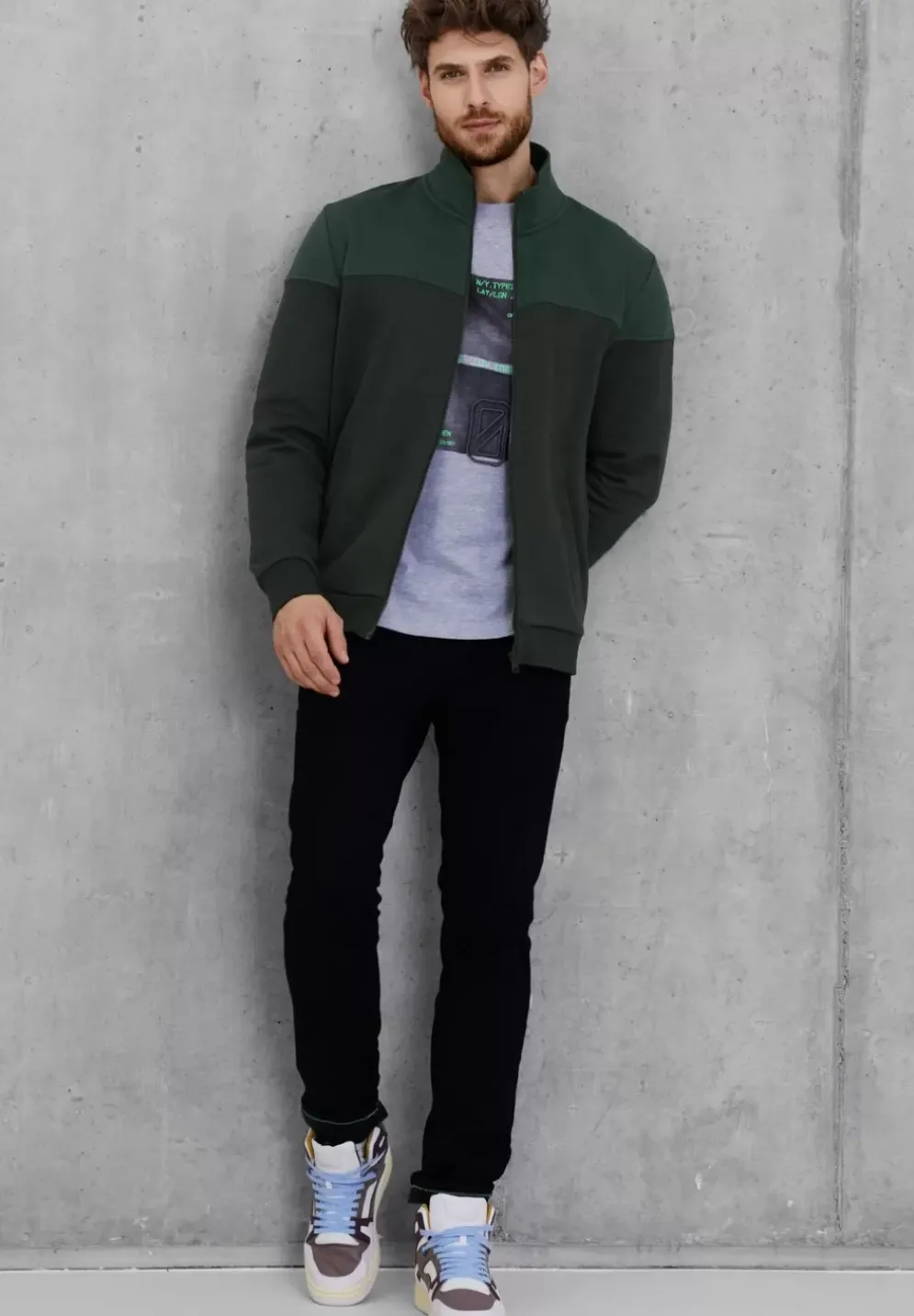 Colourmix Troyer Sweatjacke
