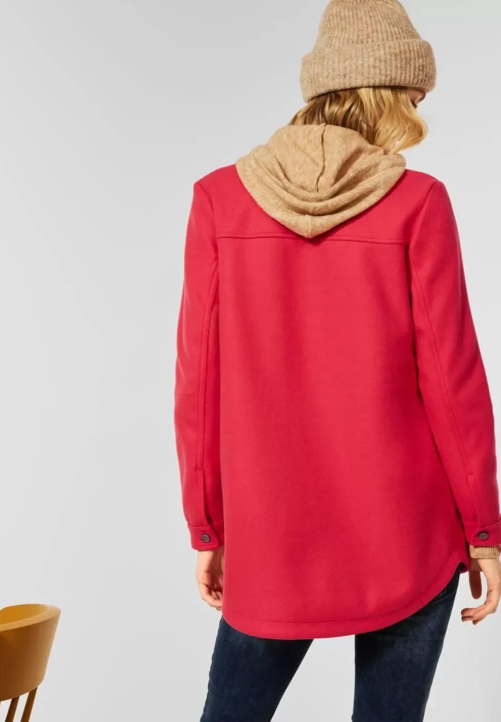 Cosy Overshirt In Unifarbe