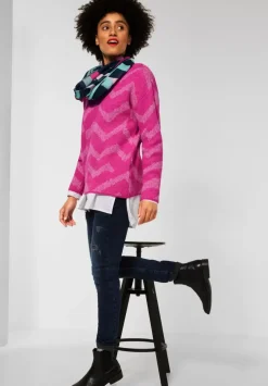Cosy Pullover Mit Muster