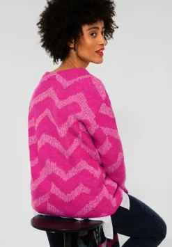 Cosy Pullover Mit Muster