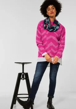 Cosy Pullover Mit Muster