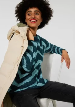 Cosy Pullover Mit Muster