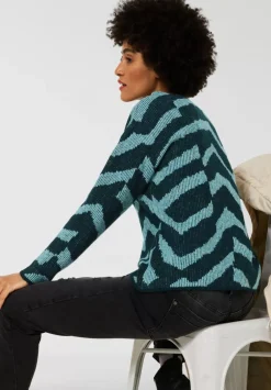 Cosy Pullover Mit Muster