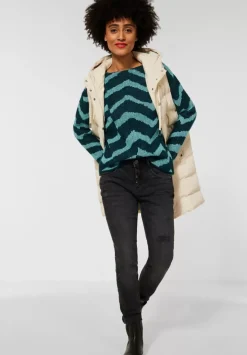 Cosy Pullover Mit Muster