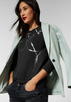 Cosy Shirt Mit Partprint