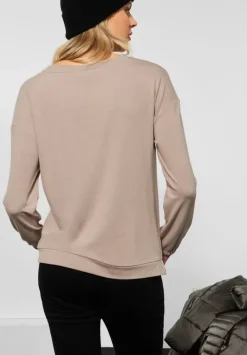 Cosy Shirt Mit Partprint