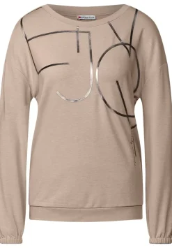 Cosy Shirt Mit Partprint