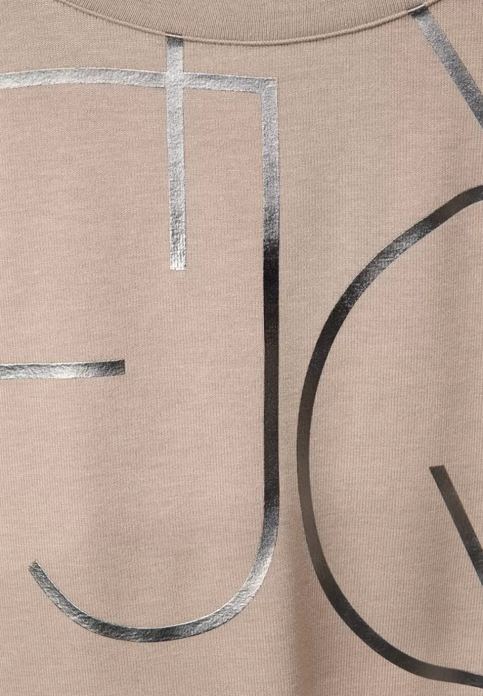 Cosy Shirt Mit Partprint