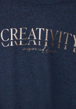 Cosy Shirt Mit Wording Print