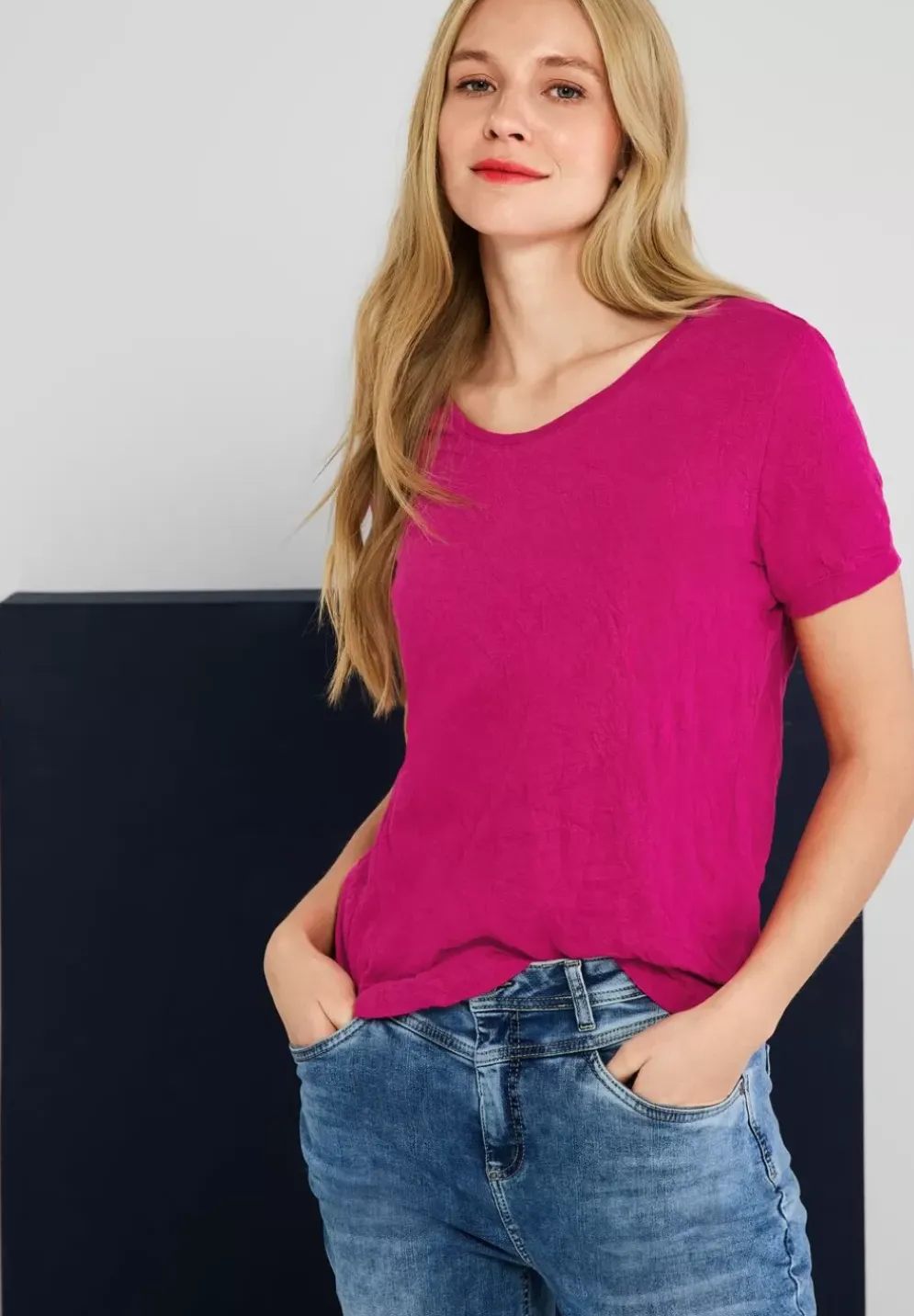Crash Shirt In Unifarbe