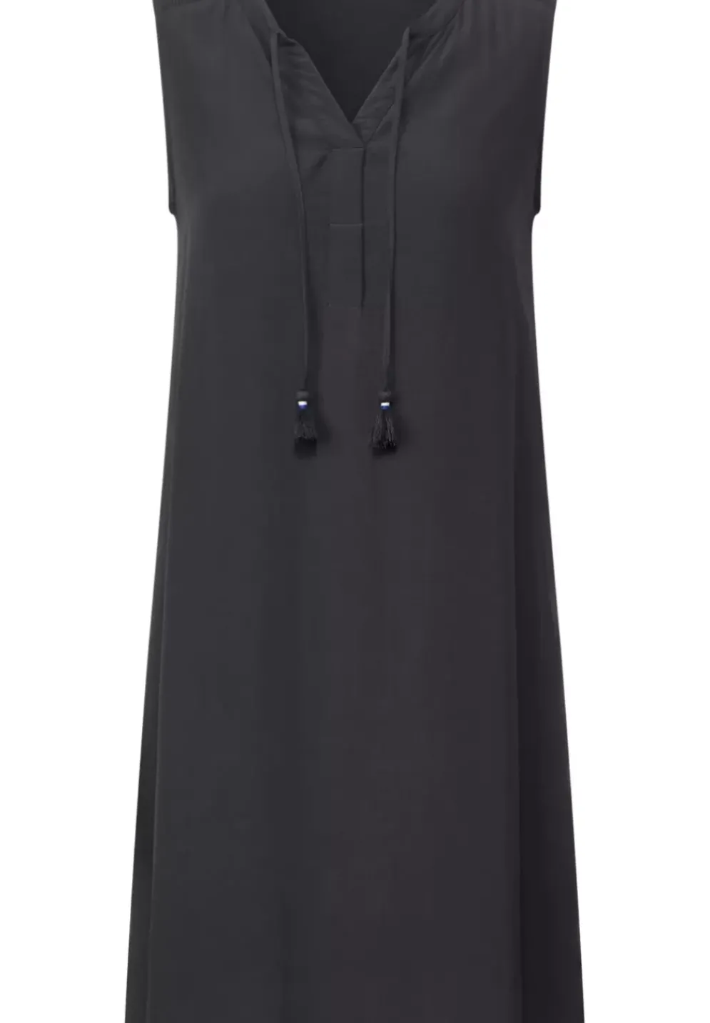 Crepekleid In Unifarbe