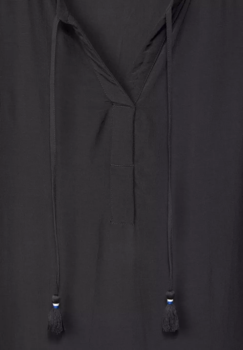 Crepekleid In Unifarbe